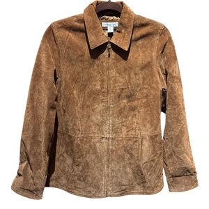 Coldwater Creek Suede Leather Jacket